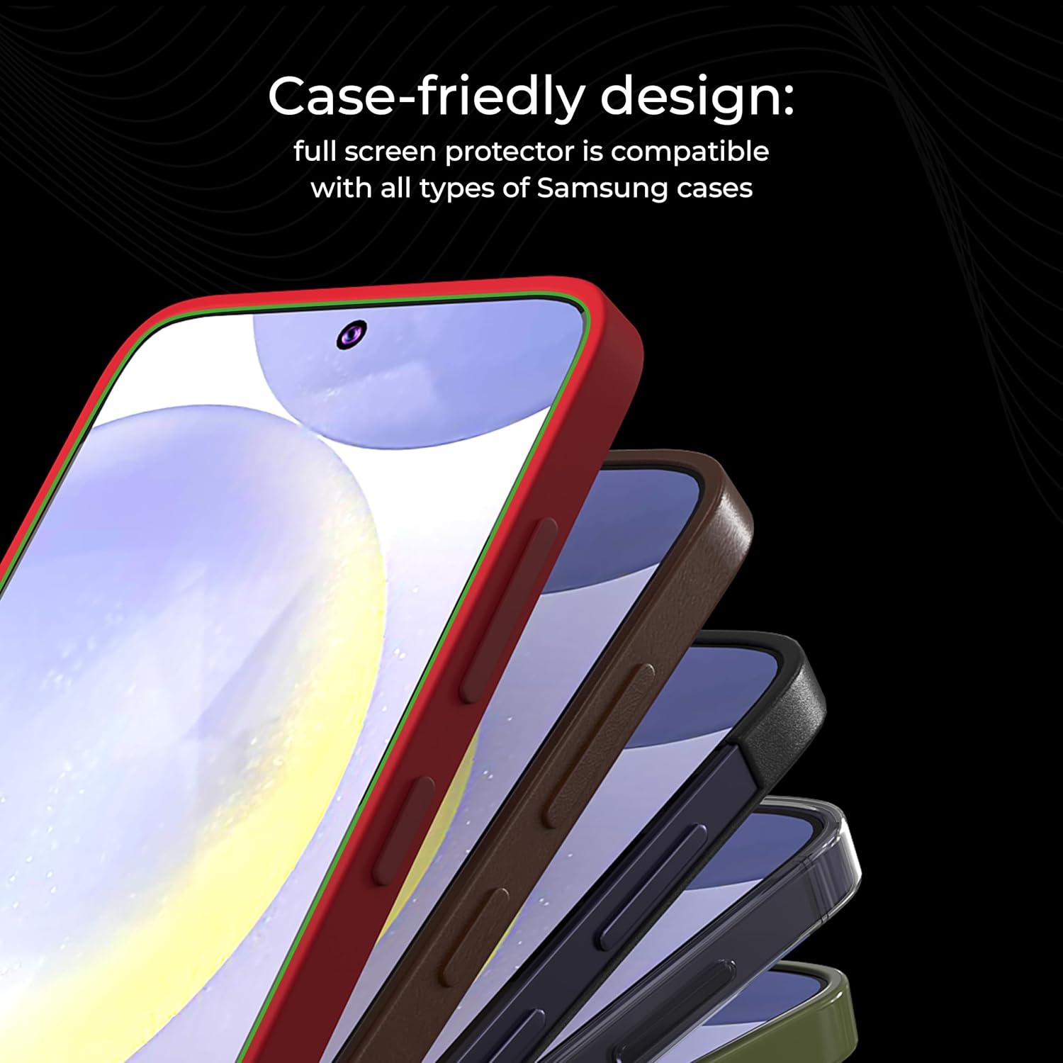Detalle de Deppa Schutzfolie 2er Set für Samsung Galaxy S26 (6,3 Zoll) – fingerabdruckkompatibel, vollflächiger Schutz