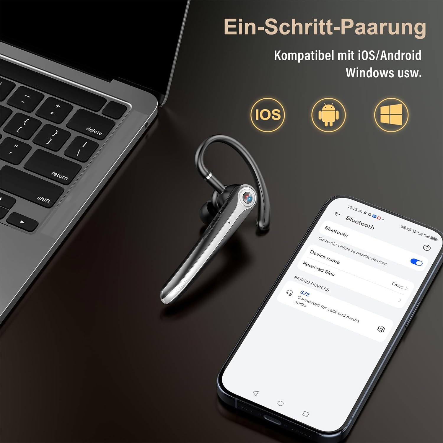 Thumbnail 5 de Bluetooth Headset 5.4 mit CVC 8.0