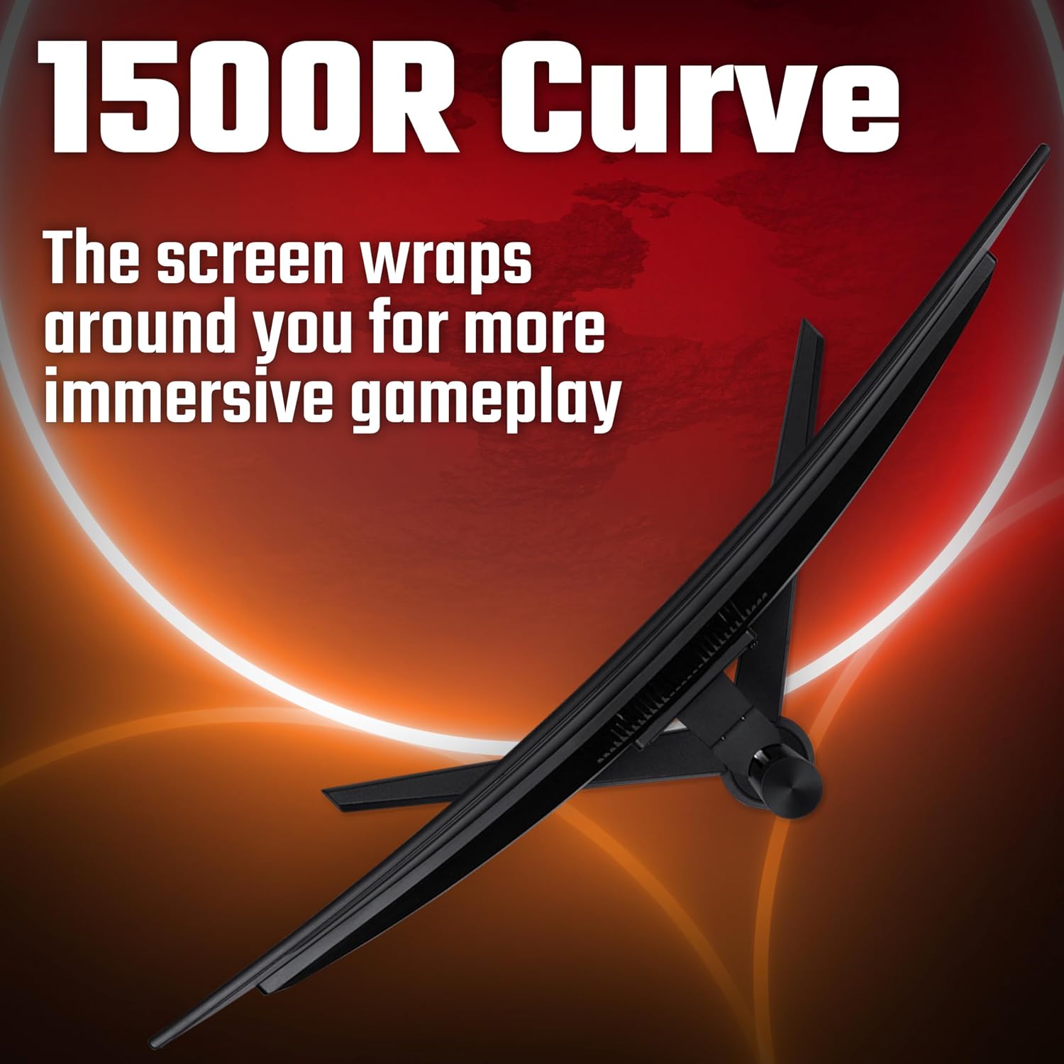 Detalle 2 de Acer Nitro ED273S3 27-inch Curved Gaming Monitor review