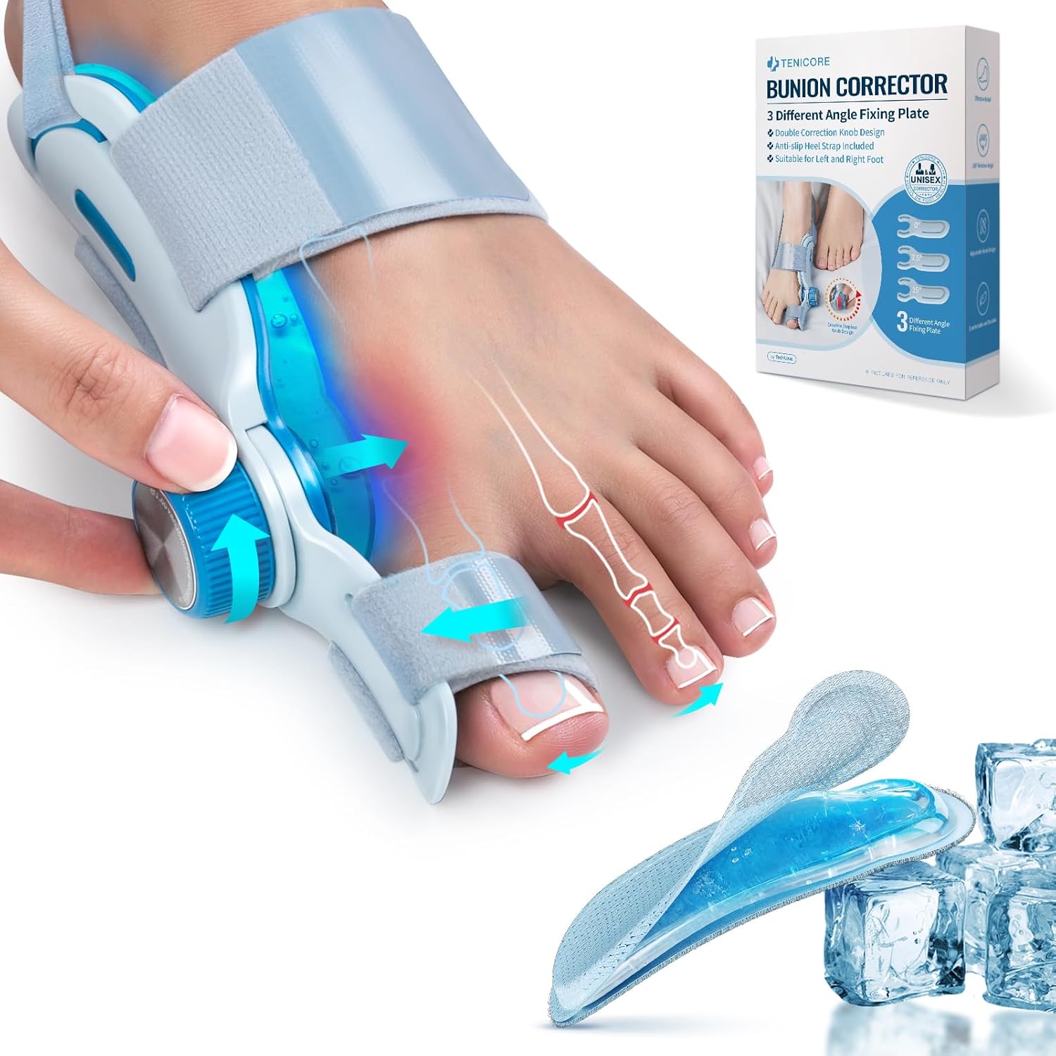Detalle de Tech Love Hallux Valgus Fixierplatte 3 Winkel