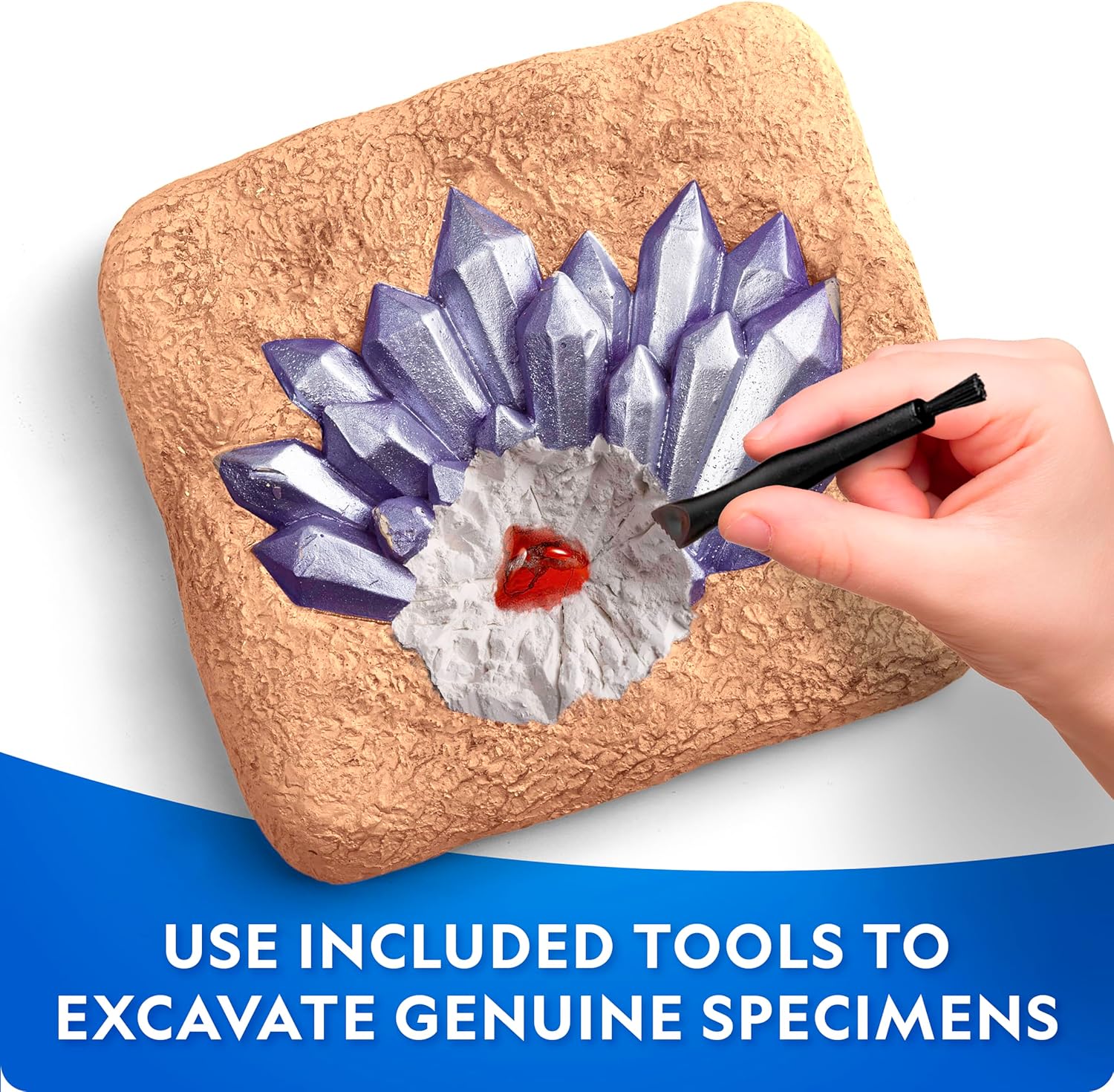 Thumbnail 2 de NATIONAL GEOGRAPHIC Mega Gemstone Dig Kit – Gemstones & Crystals Digging Kit