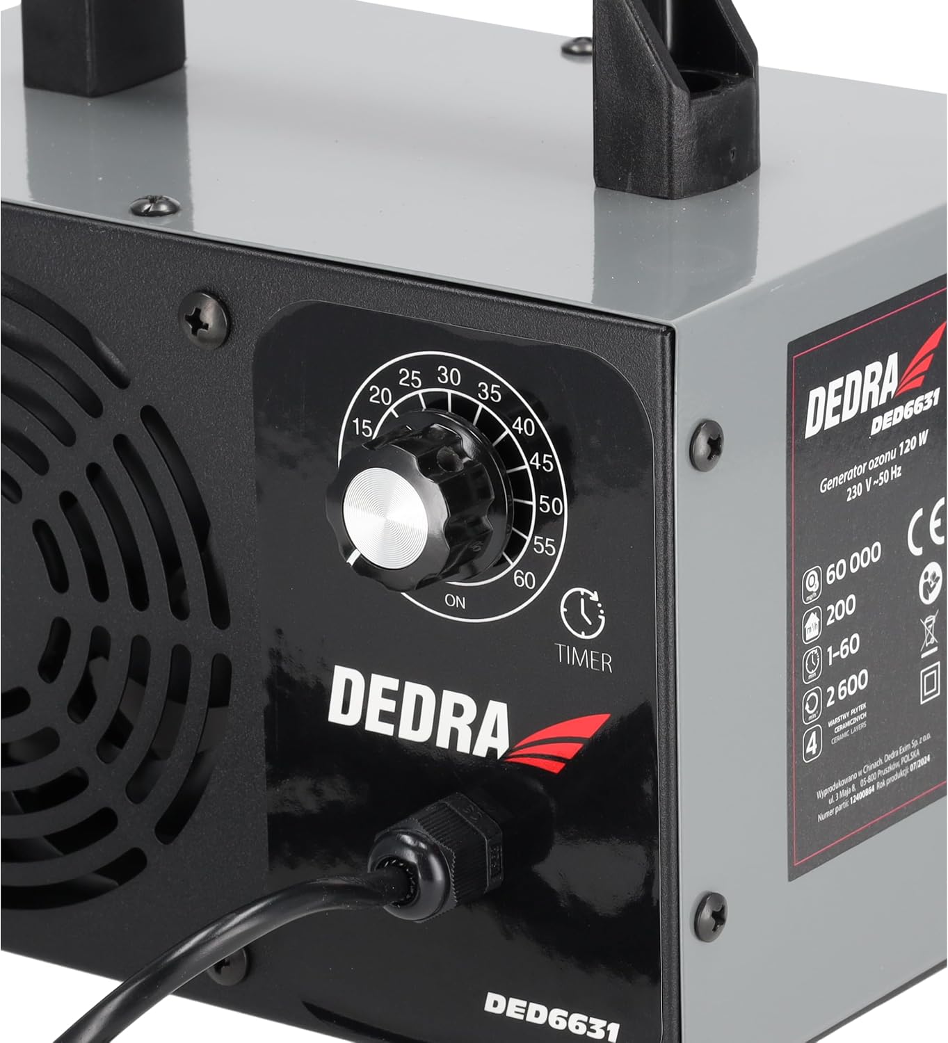 Thumbnail 4 de DEDRA 60000mg/h Ozon-Generator 120W