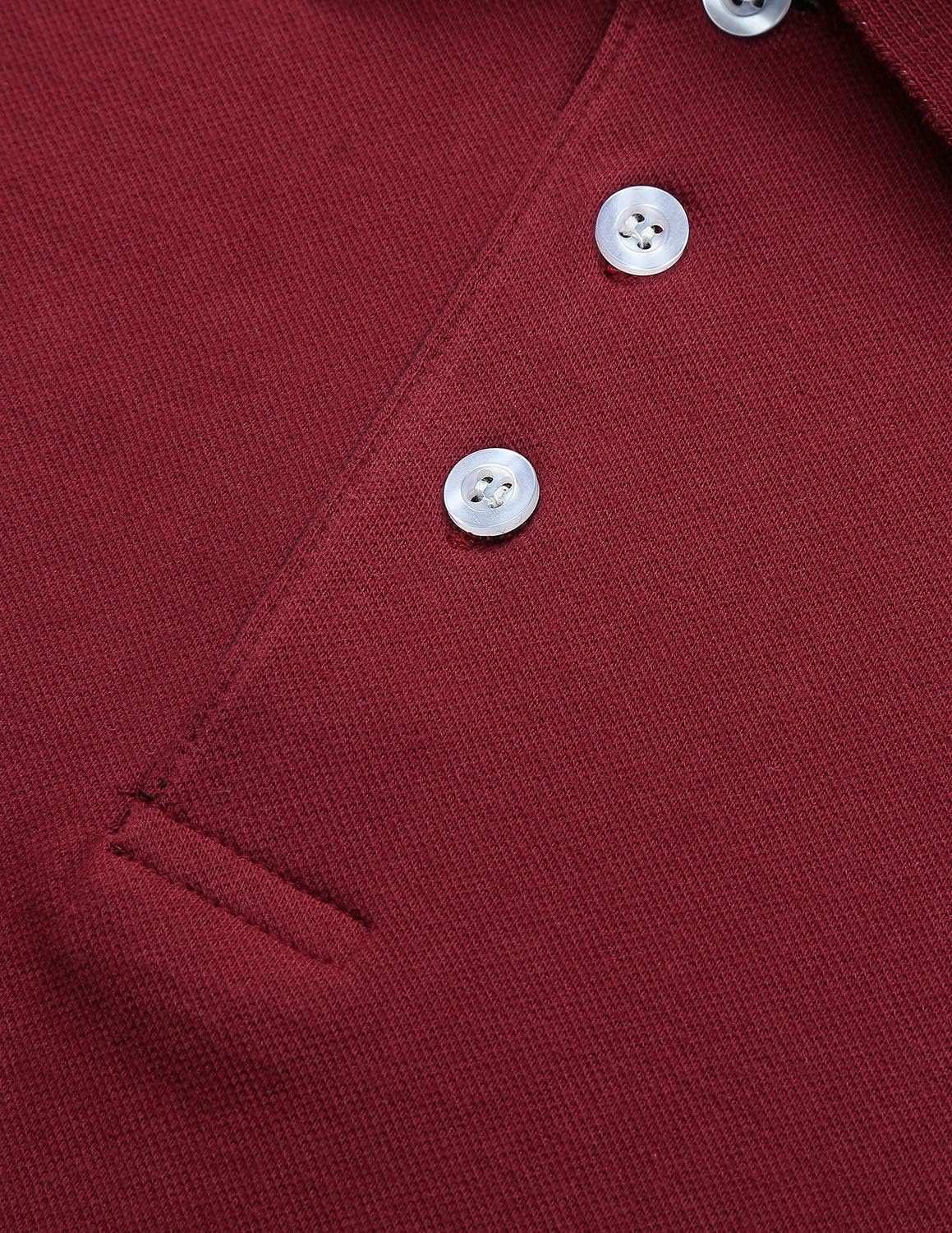 Detalle de GNRSPTY Polo da Uomo Manica Corta con Ricami Fulvi – Stile casual chic
