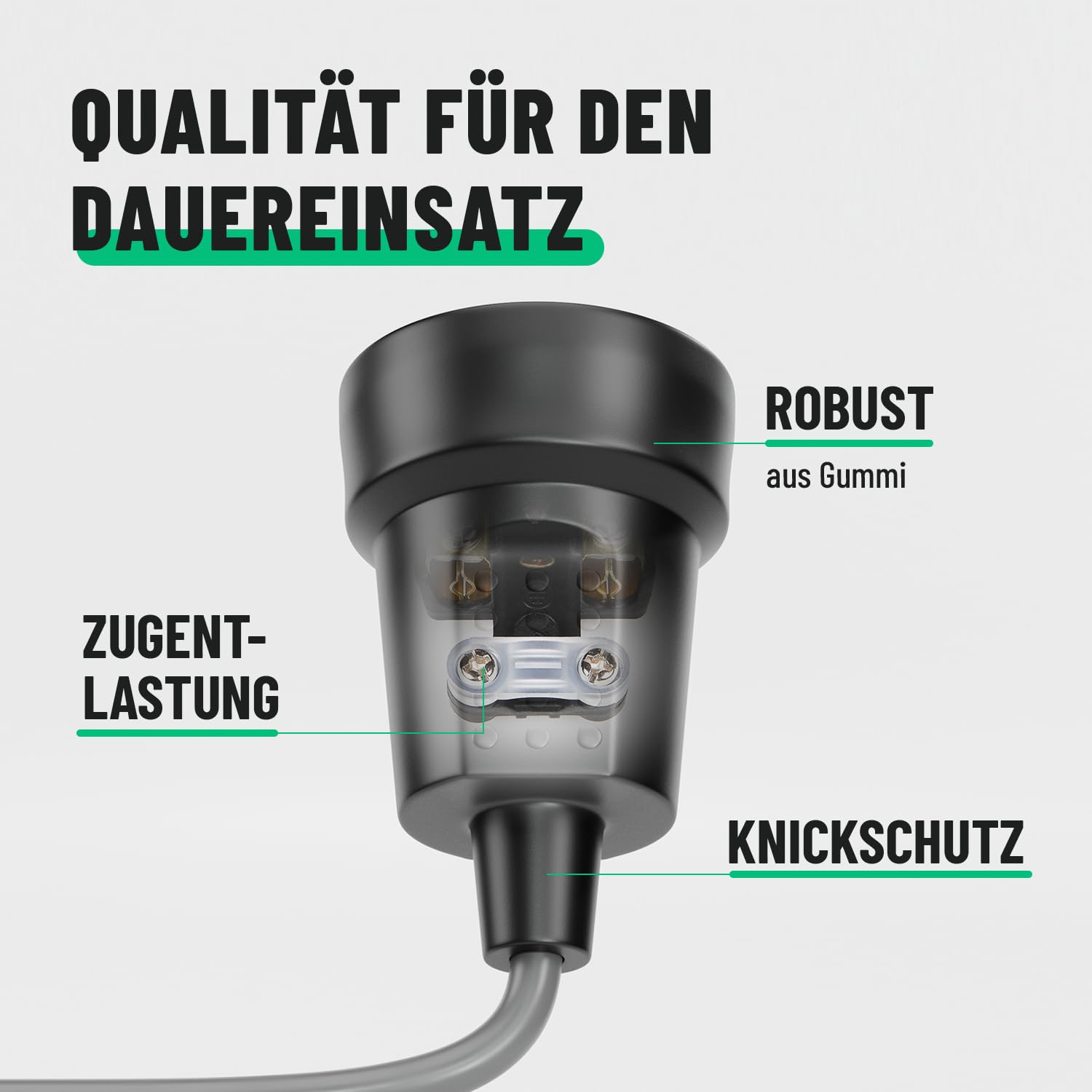 Thumbnail 2 de Greate Schuko Kupplung 230V IP44 3er Pack
