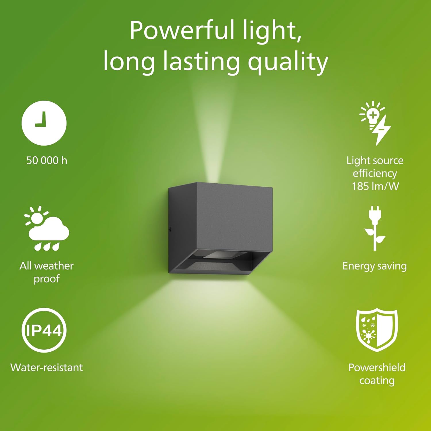 Thumbnail 1 de PHILIPS Alix UltraEfficient Outdoor Wall Light