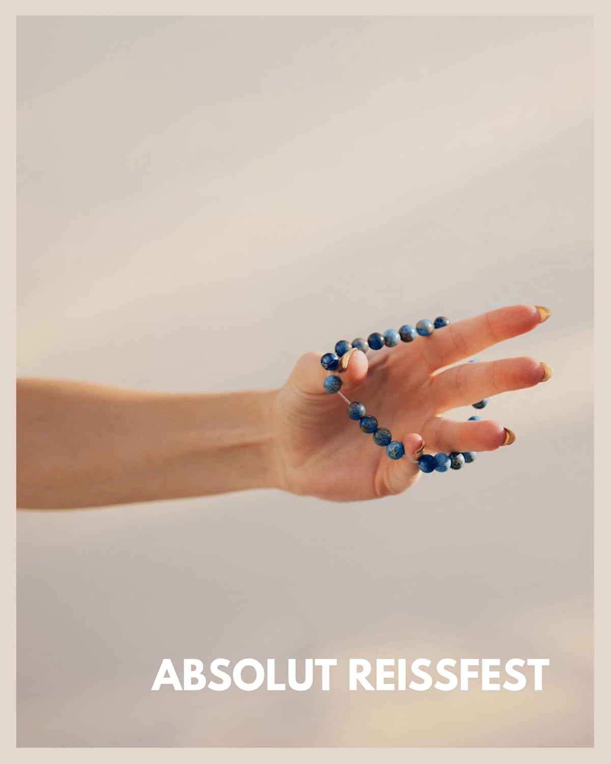 Thumbnail 1 de GD GOOD.designs Chakra Perlenarmband aus 8 mm Meeressediment Jaspis Natursteen - Einfarbiges Chakraarmband