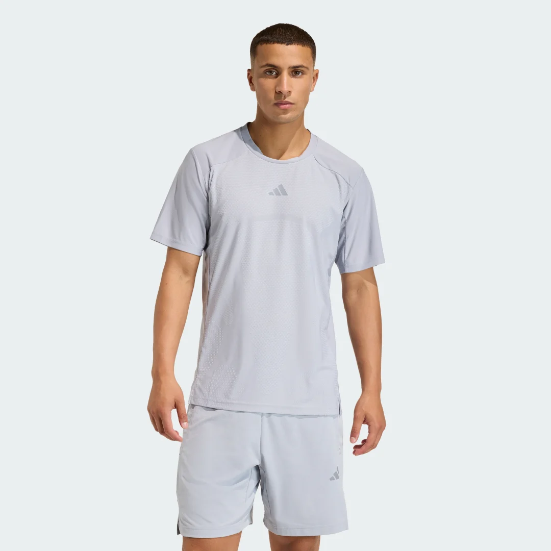 Detalle de Camiseta Climacool 3D de Adidas — Gris