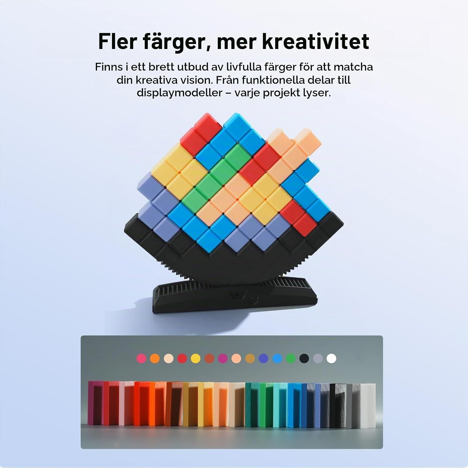 Thumbnail 6 de Creality 3301010592 Hyper PLA-filament, 1,75 mm, RFID och upp till 600 mm/s