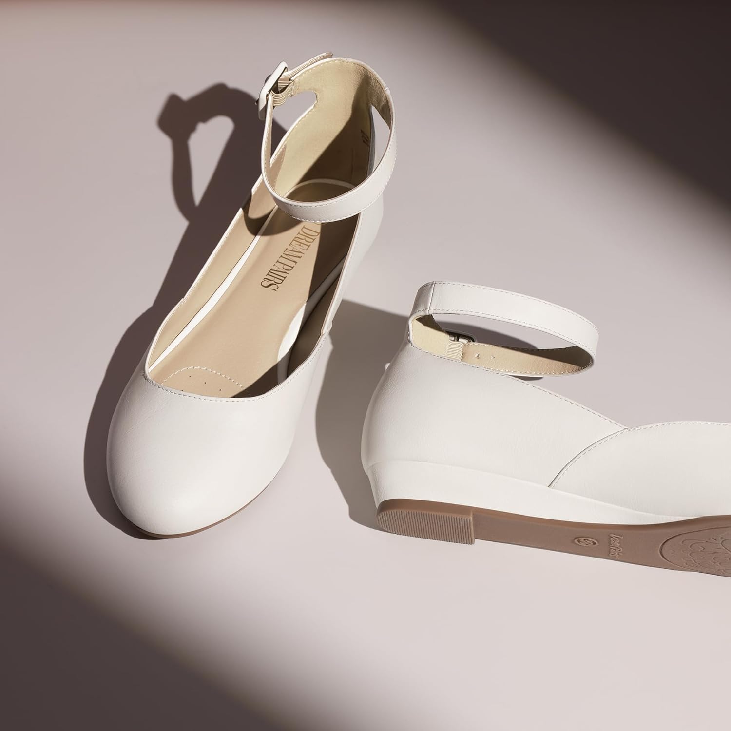 Thumbnail 5 de DREAM PAIRS REVONA-E Ballerinas für Damen mit Riemchen und runder Zehe