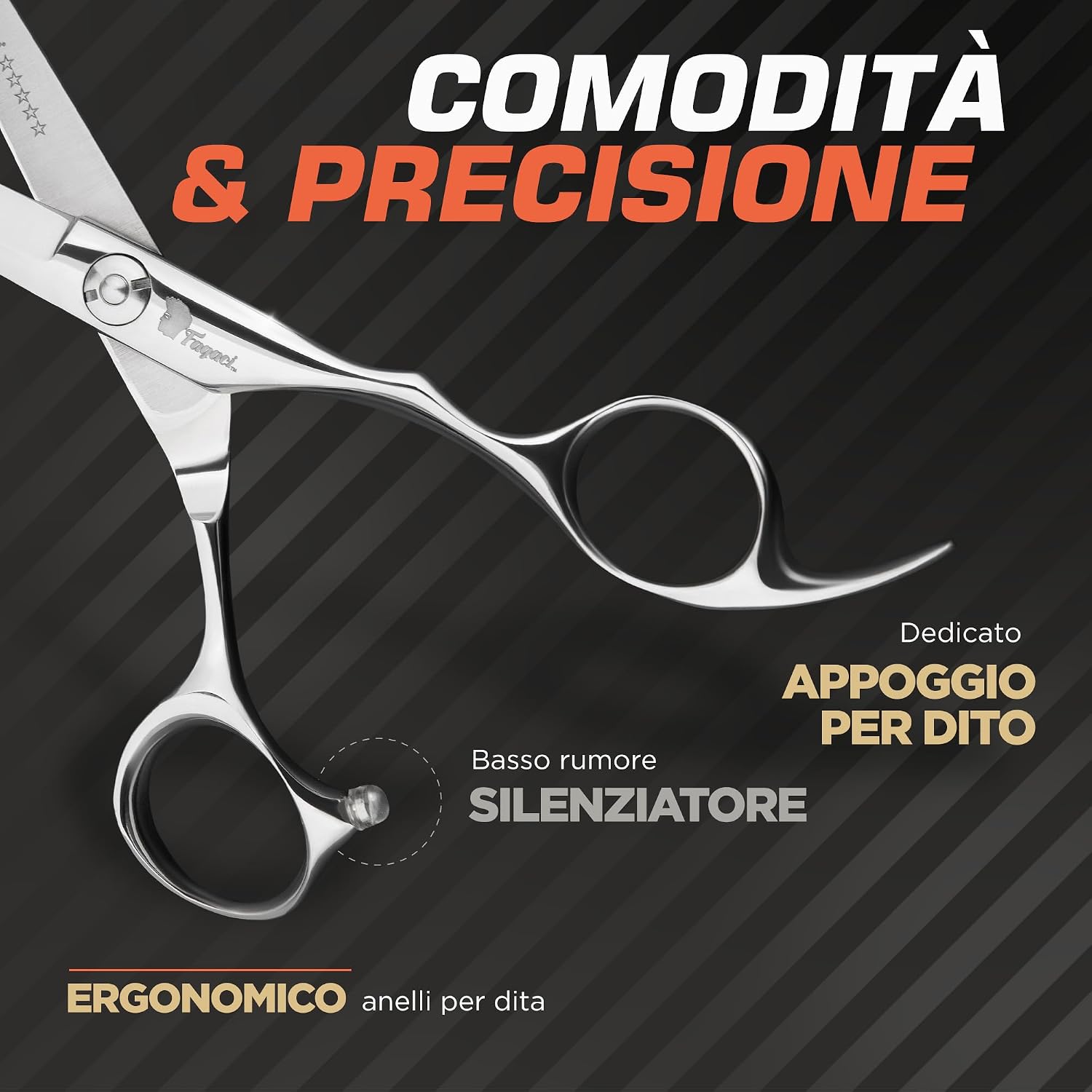 Thumbnail 4 de Fagaci Forbici Parrucchiere Professionali con Lame Affilate 440C – Taglio preciso e durevole