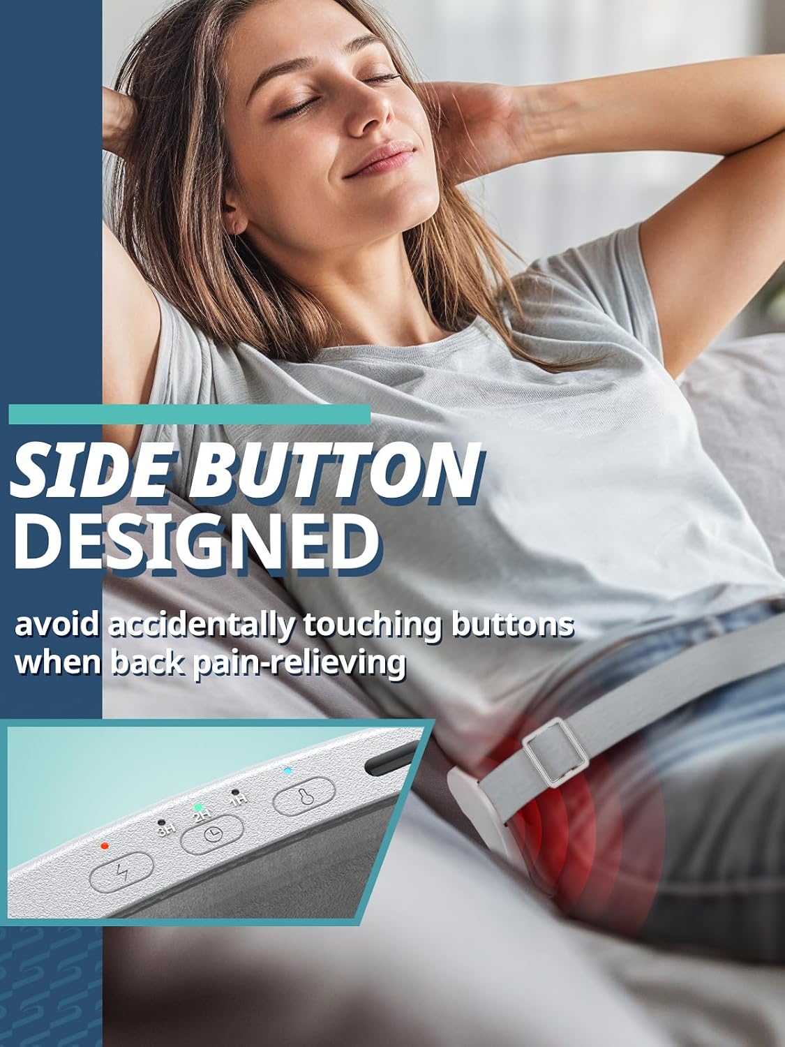 Thumbnail 6 de Slimpal AI Heat Pads for period pain relief – cordless heat belt in bright pink