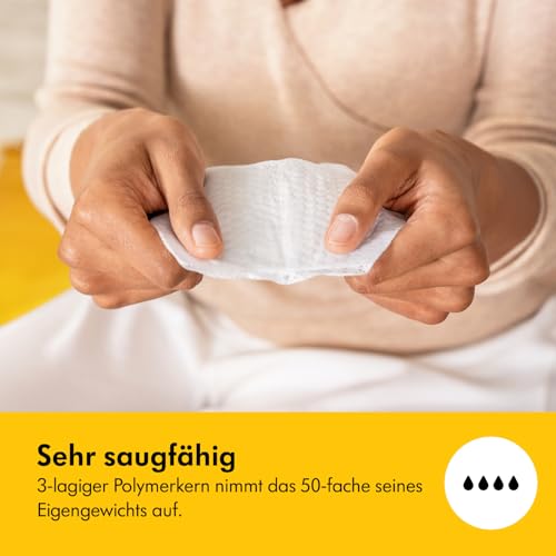 Detalle de Medela Ultra-atmungsaktive Stilleinlagen – Hochgradig saugfähig, diskreter Tragekomfort, 120er Pack