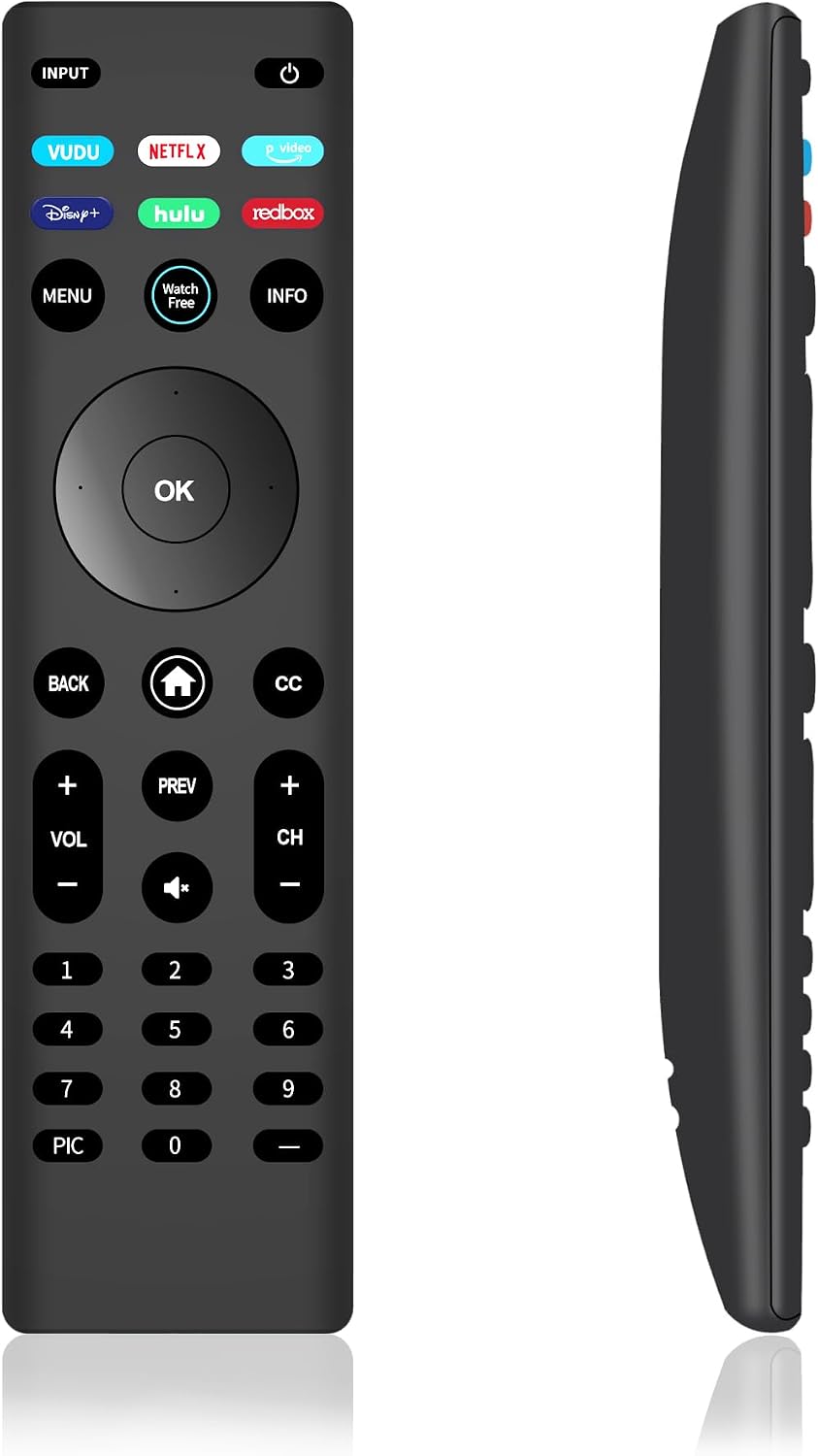 Detalle de Replacement Remote Control for VIZIO All LED LCD 4K UHD HDR Smart TVs — XRT140 Universal TV Remote