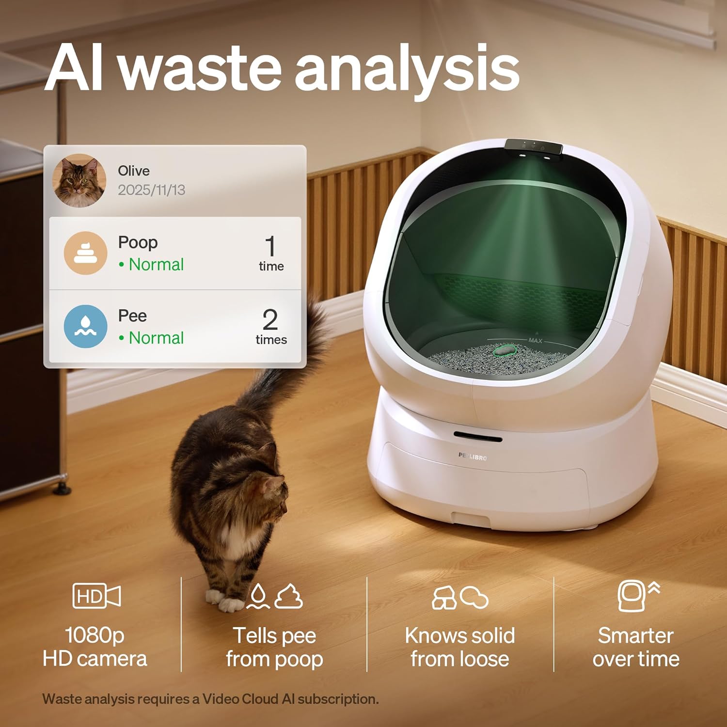 Thumbnail 3 de PETLIBRO Luma Automatic Self-Cleaning Cat Litter Tray with 24/7 Odour Control and AI Features