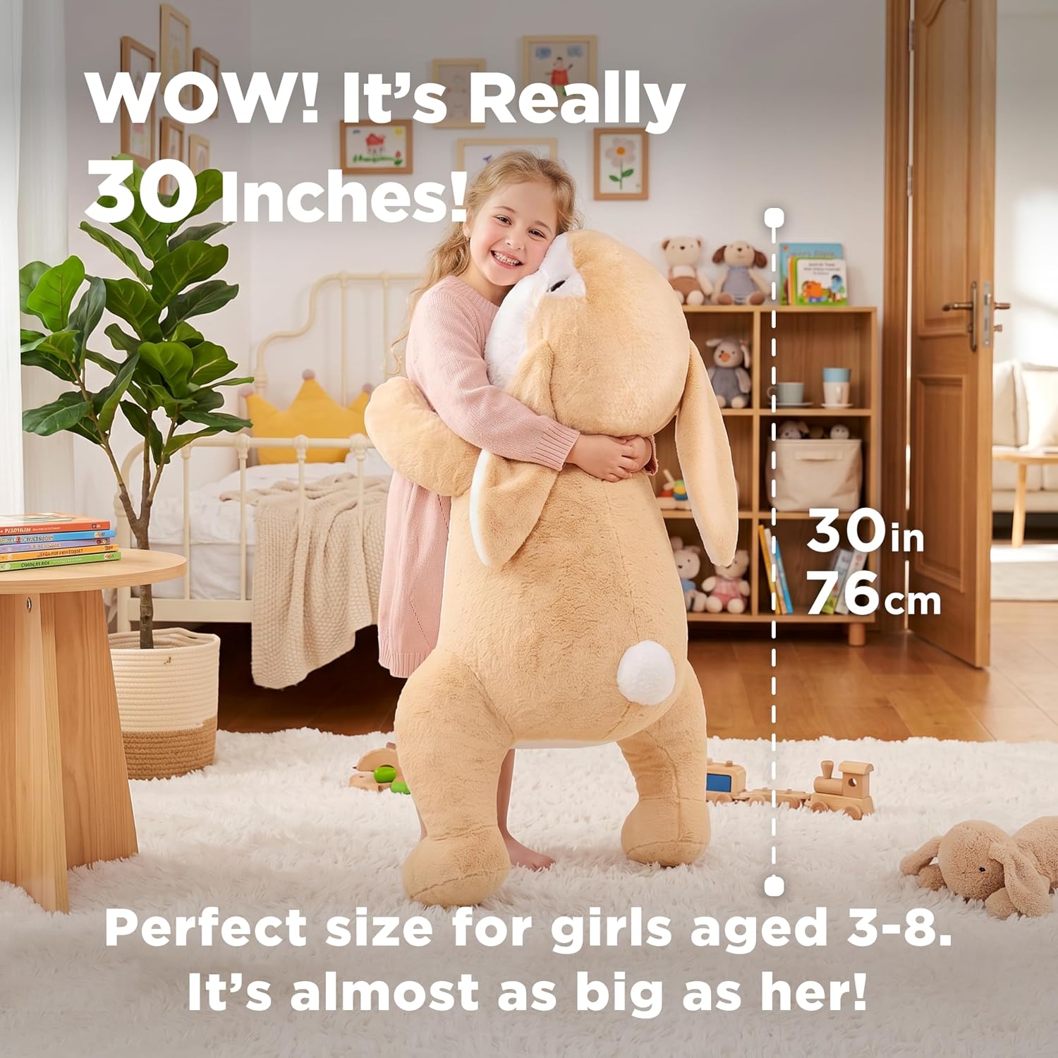 Thumbnail 1 de IKASA Giant Rabbit plush toy 78cm
