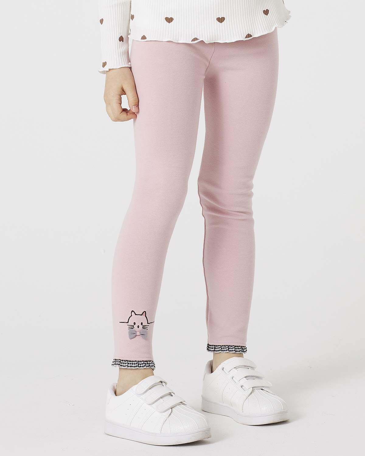 Detalle de Adorel Mädchen Leggings Baumwolle 2er-Pack