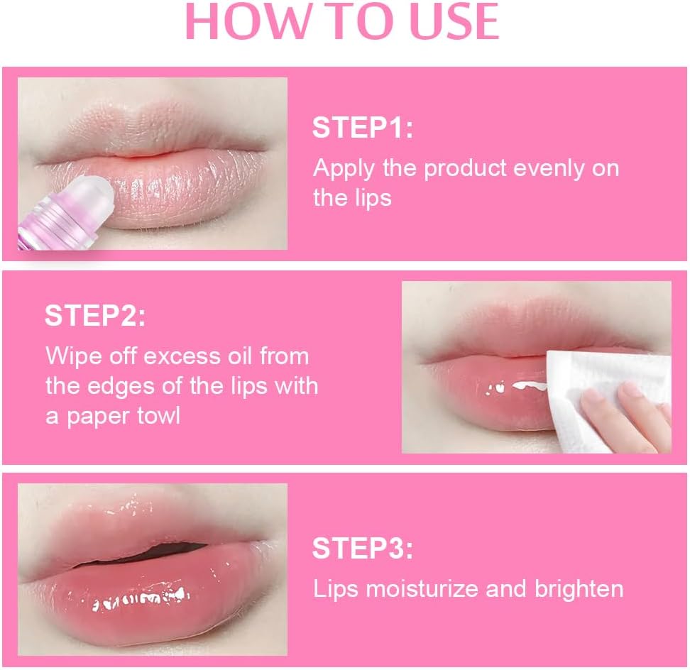 Detalle 2 de AOOWU Lip Gloss: set da 6 lip oil trasparenti idratanti e rimpolpanti