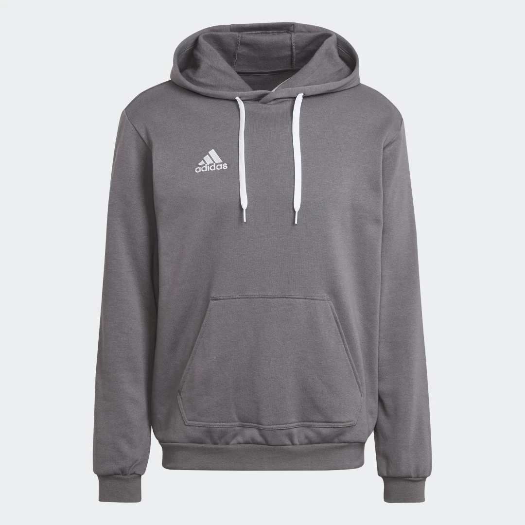 Detalle de Sudadera con capucha Entrada 22 de Adidas: comodidad diaria en gris
