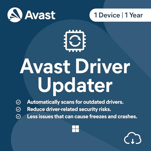 Avast Driver Updater 2026 — 1 Device, 1 Year (Activation Code by Email)