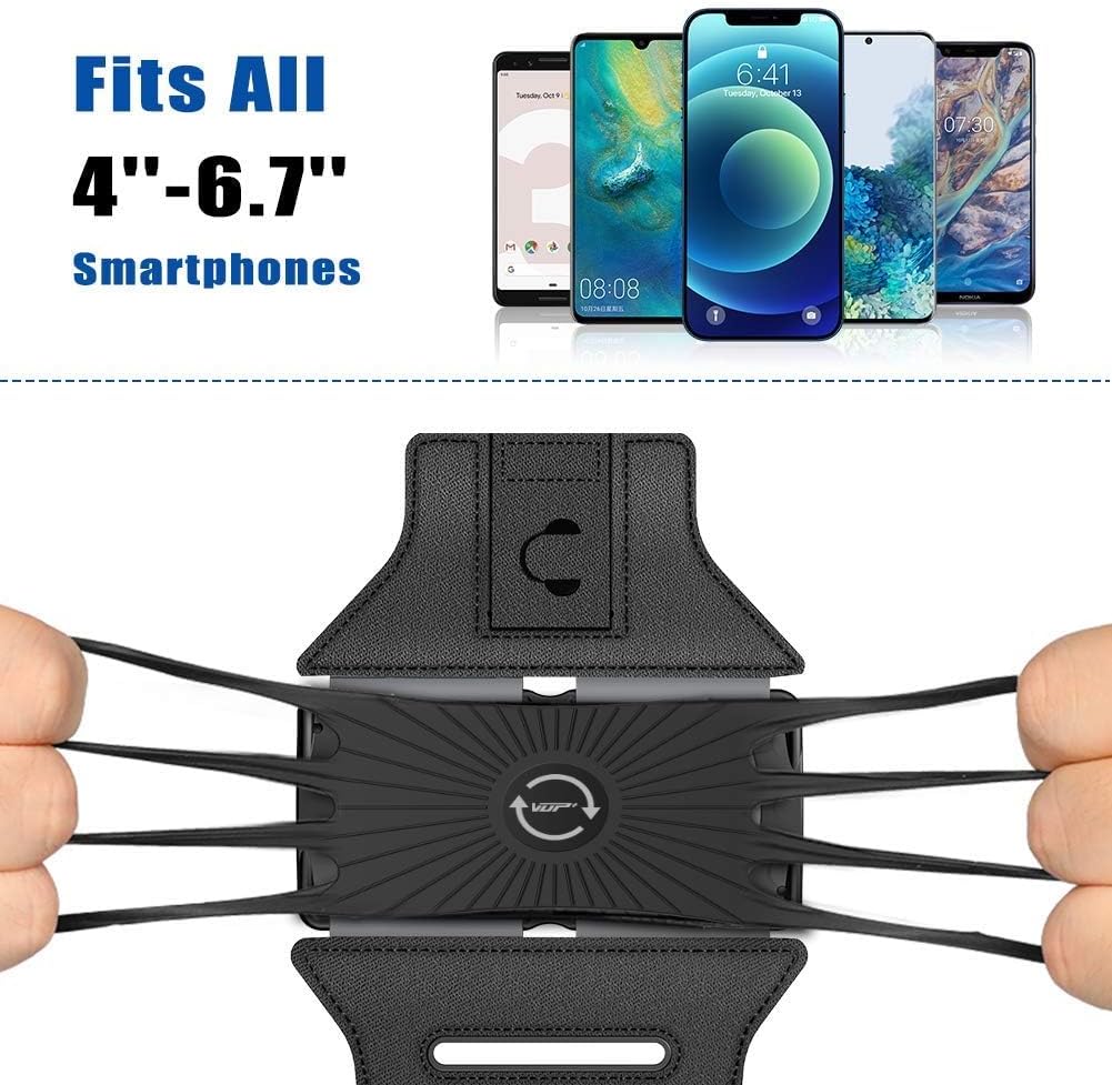 Thumbnail 4 de VUP Running Armband 360° Rotatable for 4–6.7 Inch Phones