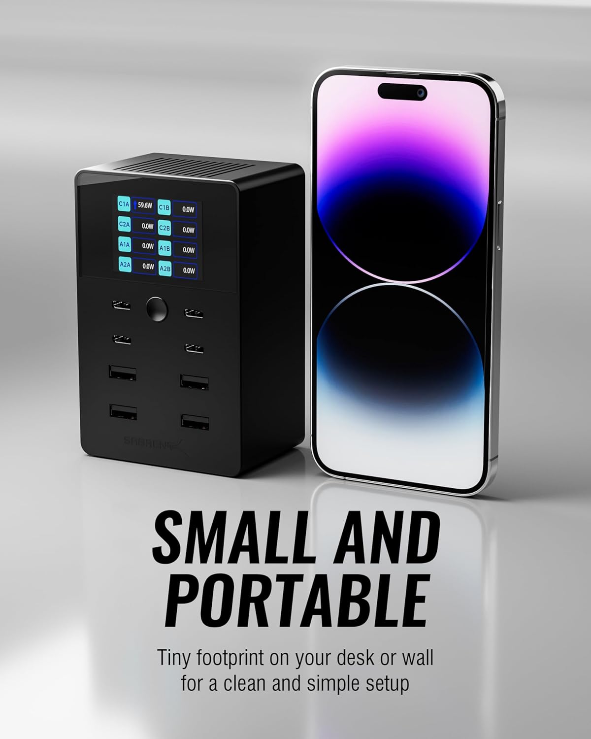 Thumbnail 5 de SABRENT VOLTIK Charging Station: 8-Port 252W USB-C/USB-A Desktop Charger