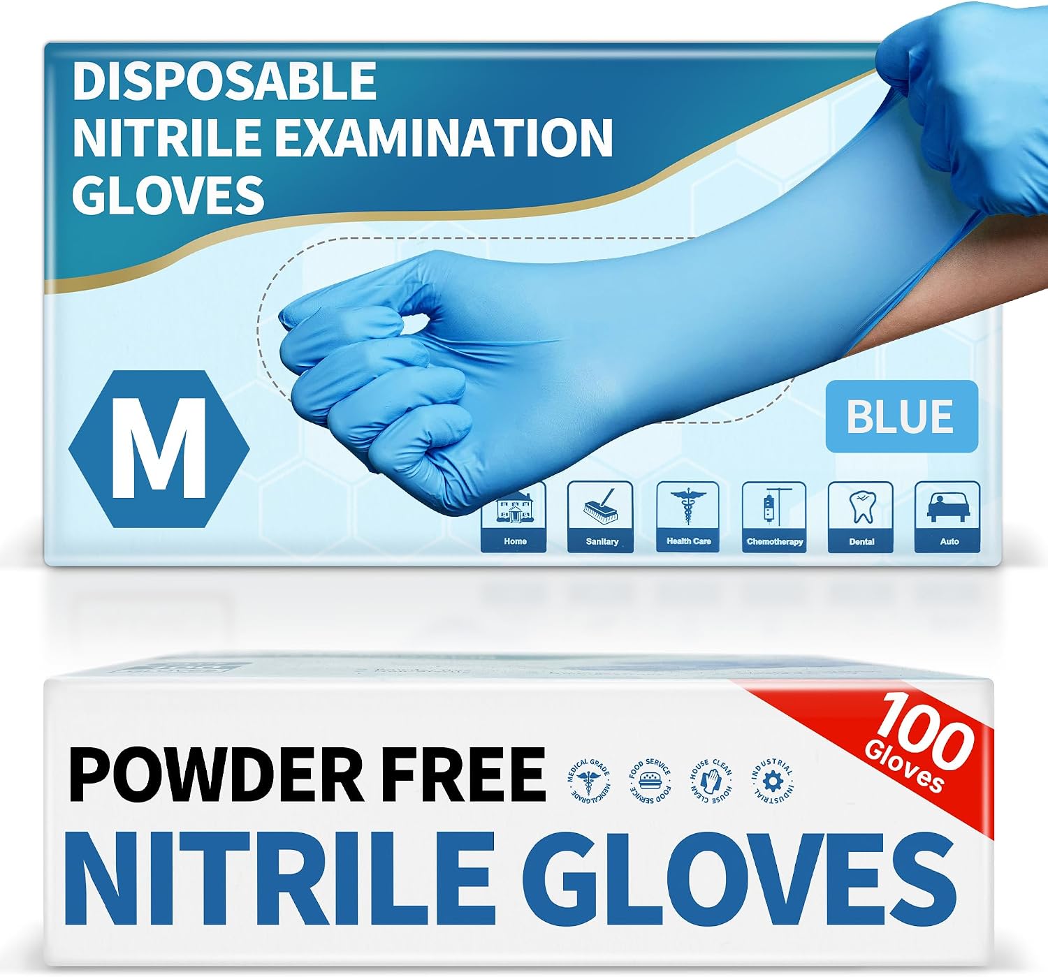 Detalle de Medguy Medical Nitrile Gloves 4.5 Mil