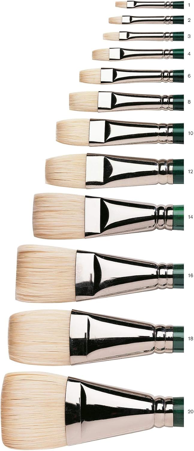 Detalle de Winsor & Newton Winton Flachpinsel Nr. 14