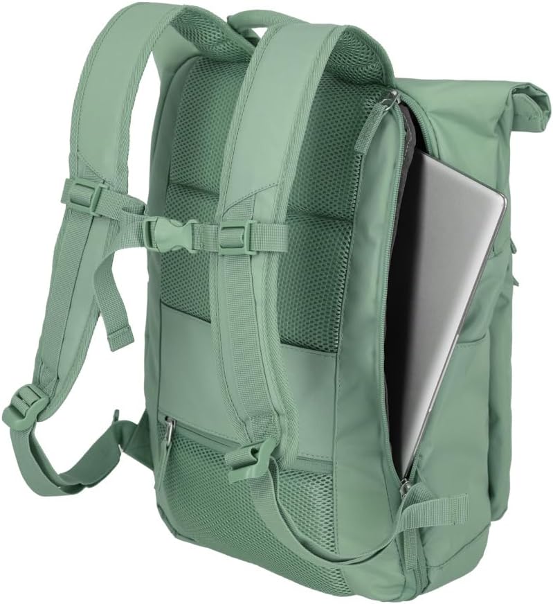 Detalle de Travelite BASICS Zaino da viaggio con roll-top, 35 L, per laptop 15,6" (60 cm)
