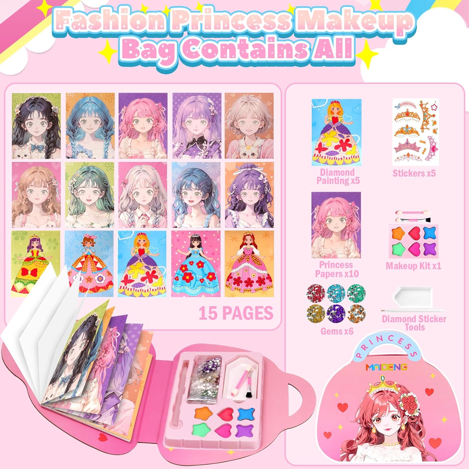 Thumbnail 6 de Creative Plane 3‑in‑1 Princess Craft Set