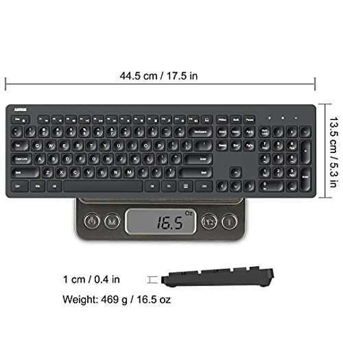 Thumbnail 5 de Arteck 2.4G Wireless Keyboard with Numeric Keypad 🎧