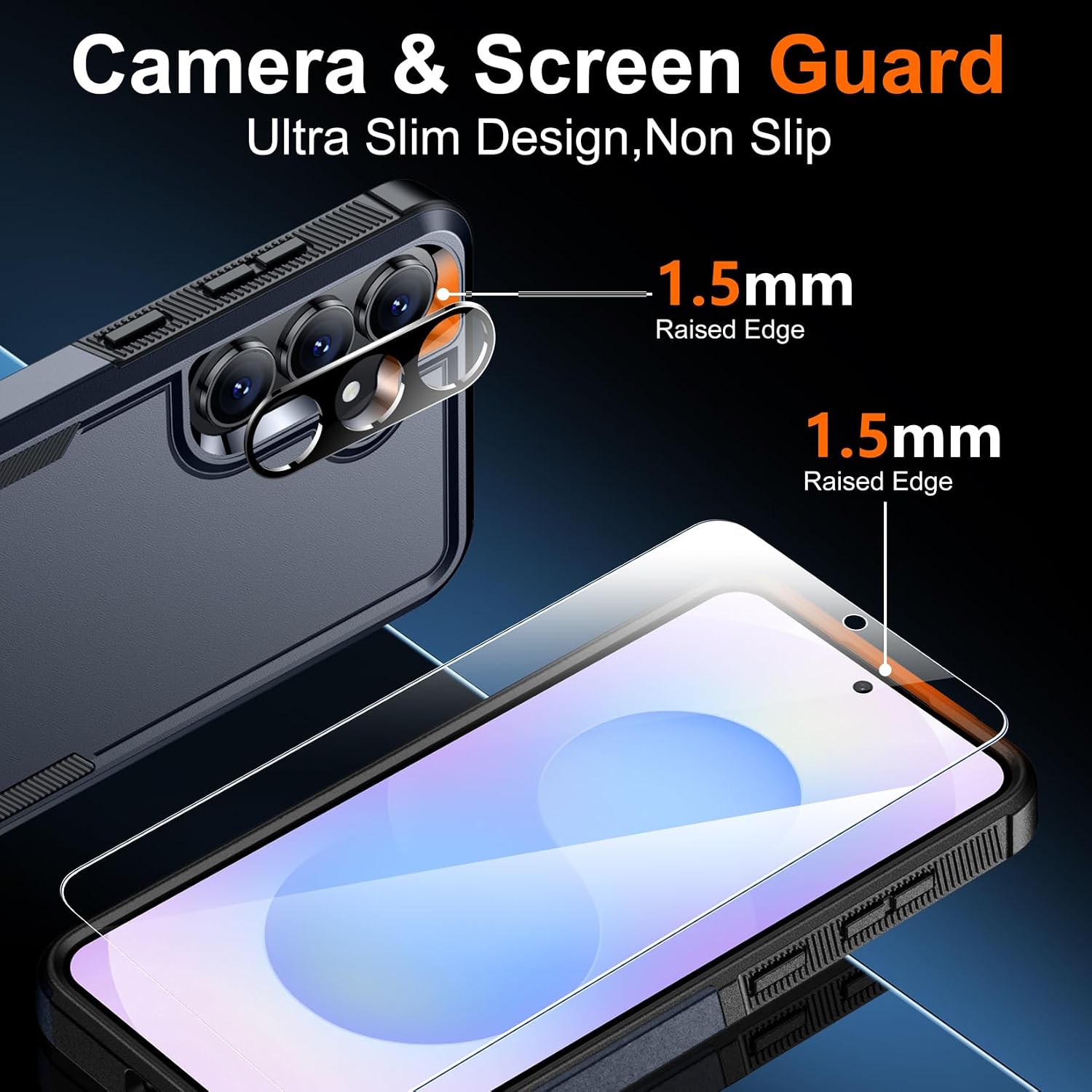 Detalle de SPIDERCASE Galaxy S25 FE case 10 ft drop protection