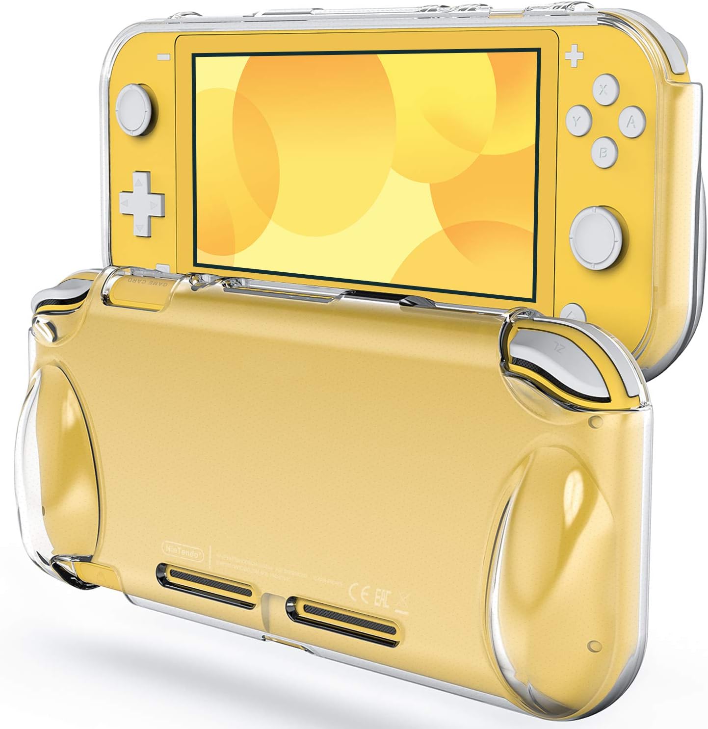 Detalle de JETech HD Clear-hoes voor Nintendo Switch Lite 2019 met antislipgrip