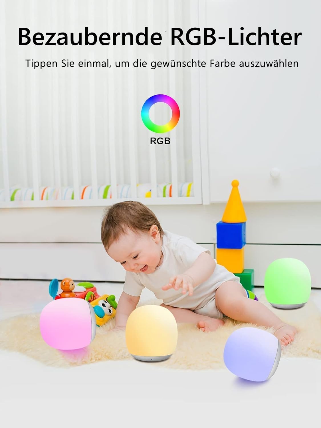 Detalle 2 de EASEMO LED Nachtlicht Kinder 100 Stunden