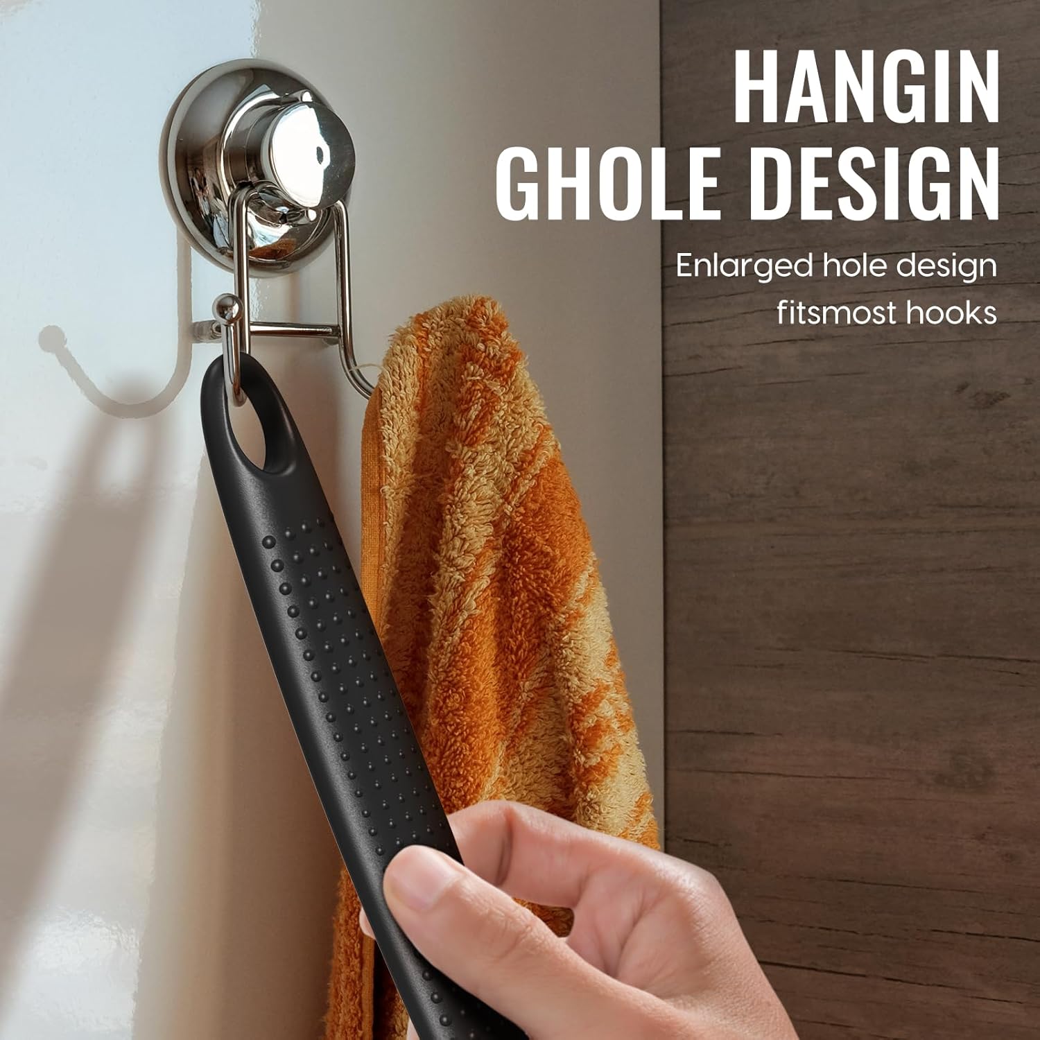 Thumbnail 5 de Silicone Back Scrubber 17in Long Handle