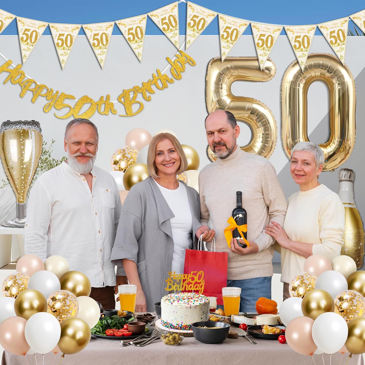 Thumbnail 4 de Lyuet 50th Birthday Decorations