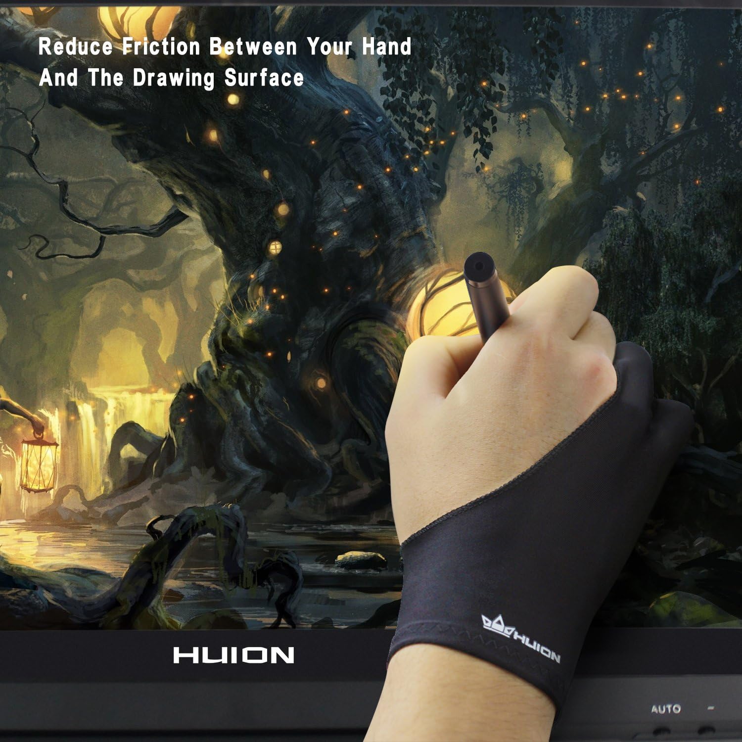 Thumbnail 2 de Huion Cura CR-01 Artist Glove – One Size, Left or Right Hand Compatible for Graphics Tablets