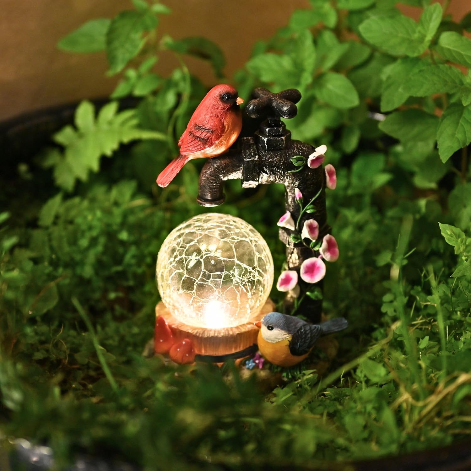 Thumbnail 3 de TERESA'S COLLECTIONS Garden Robin Ornament 15cm