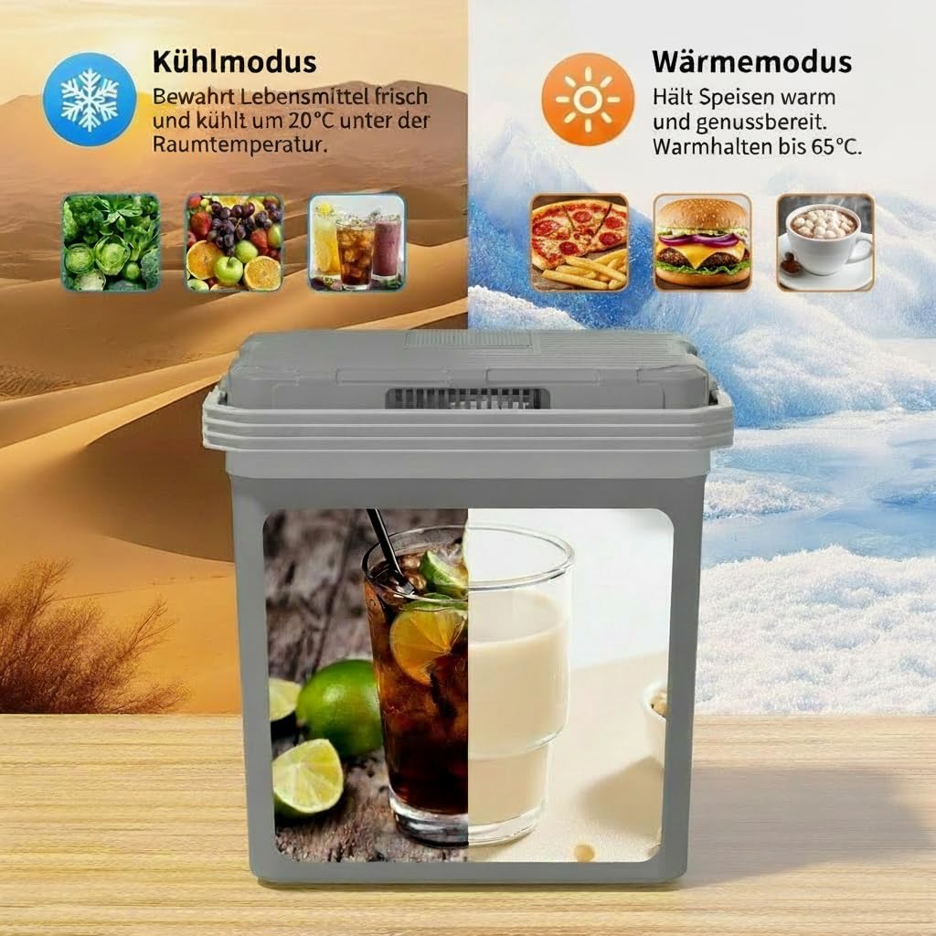 Detalle de TOOHUB 32L Kühlbox – effiziente Thermoelektrik für Camping, Auto und Zuhause