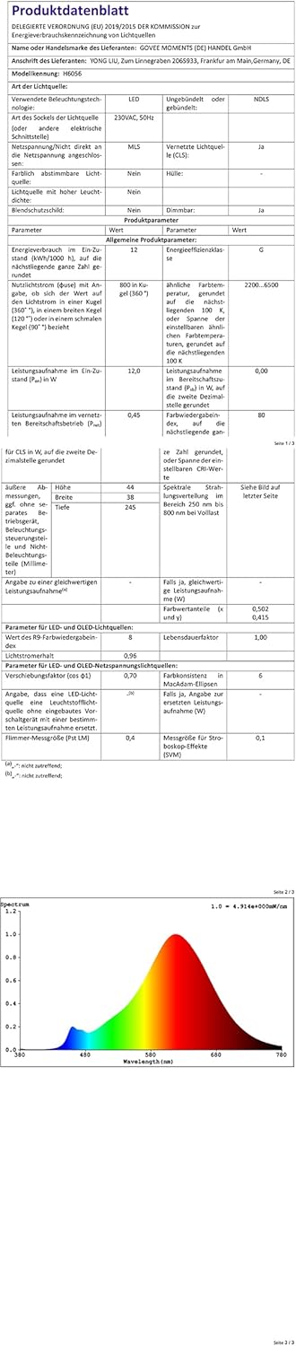Thumbnail 6 de Govee Smart LED Lightbar RGBICWW – dimmbar, Musik-Synchronisierung, 3 Installationsoptionen