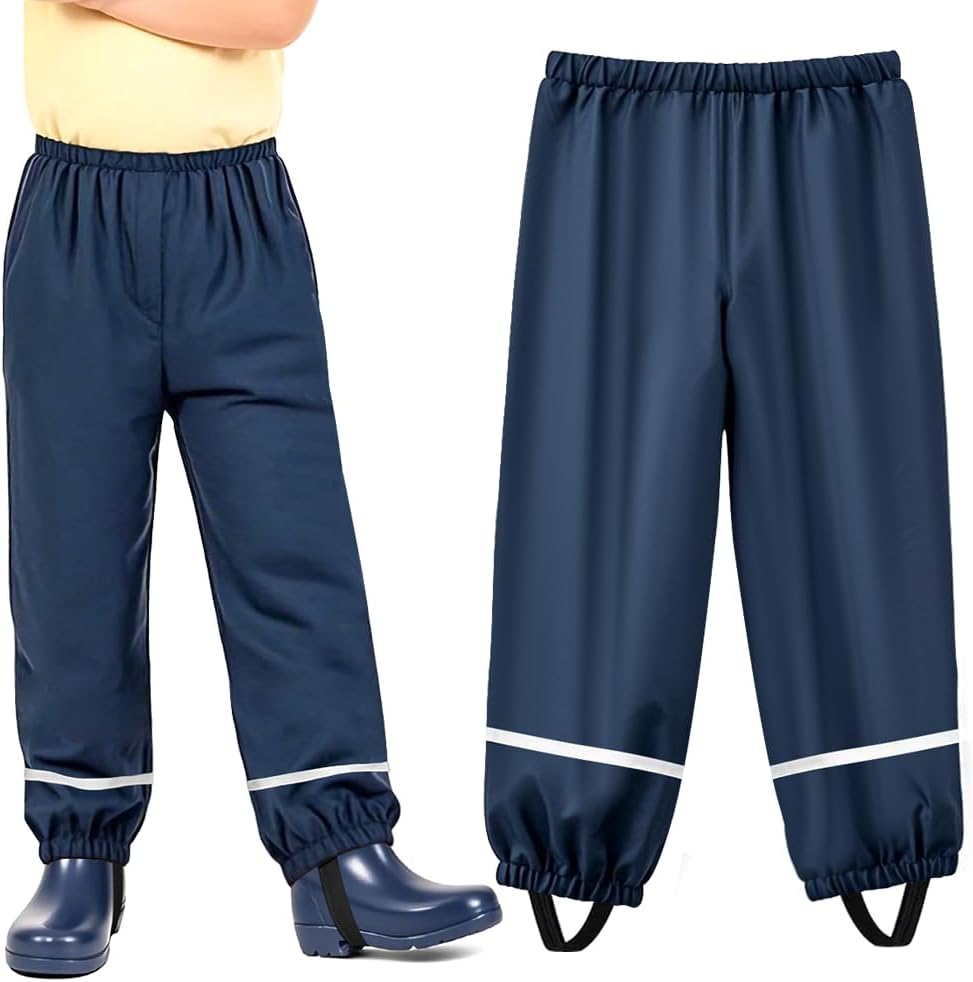 Thumbnail 6 de BSBUY waterdichte kinderregenbroek, verstelbaar en met reflecterende strepen