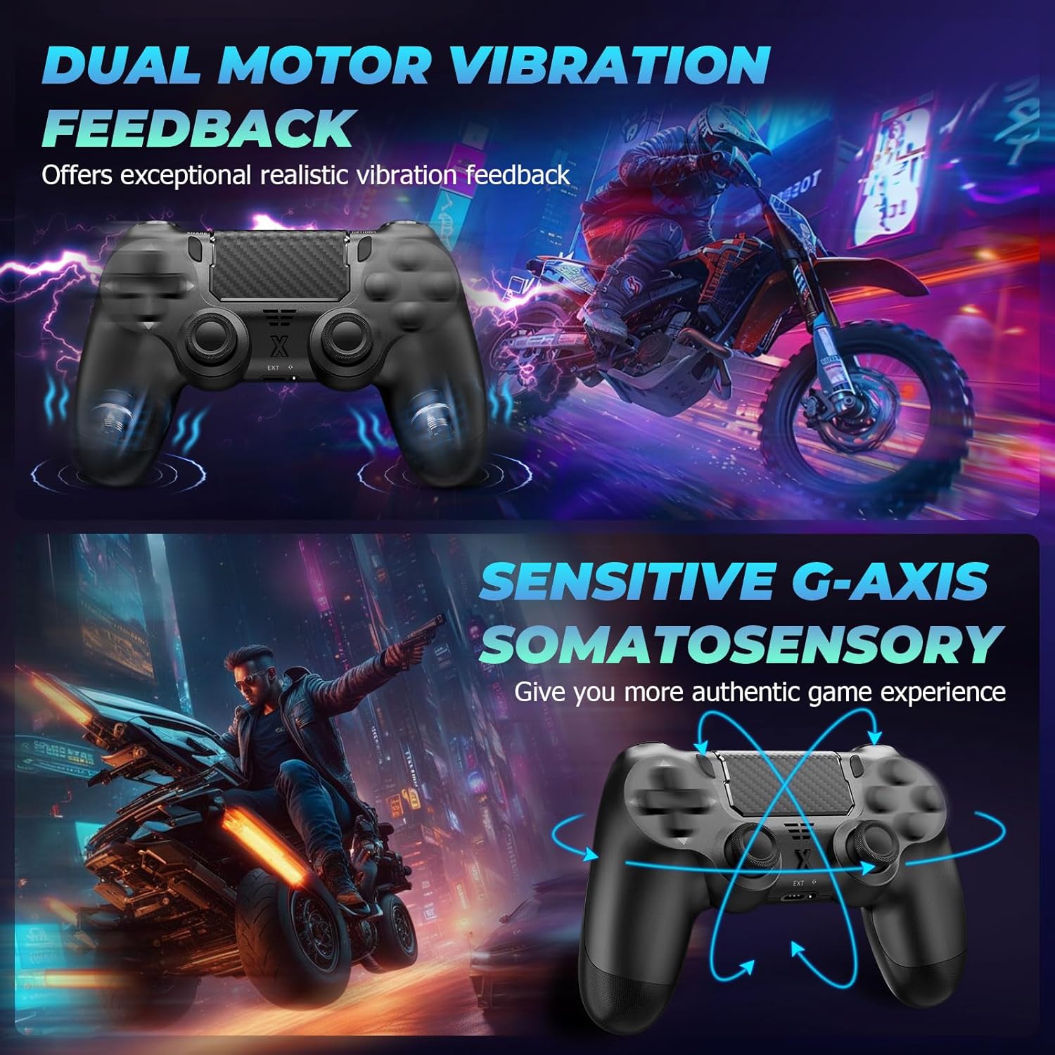 Thumbnail 2 de Suoxiom Wireless Controller P4 – Bluetooth Gamepad