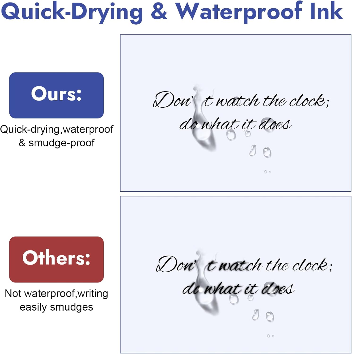 Detalle de 12 Pcs Permanent Marker Pens Black – 0.6mm Fine Tip, Waterproof & Quick-Drying Fineliner
