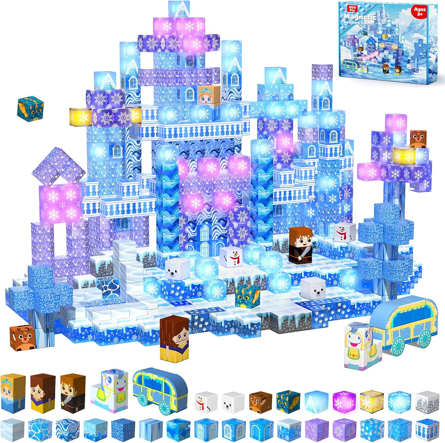 Thumbnail 6 de Magnetic Building Blocks 150PCS 🧩