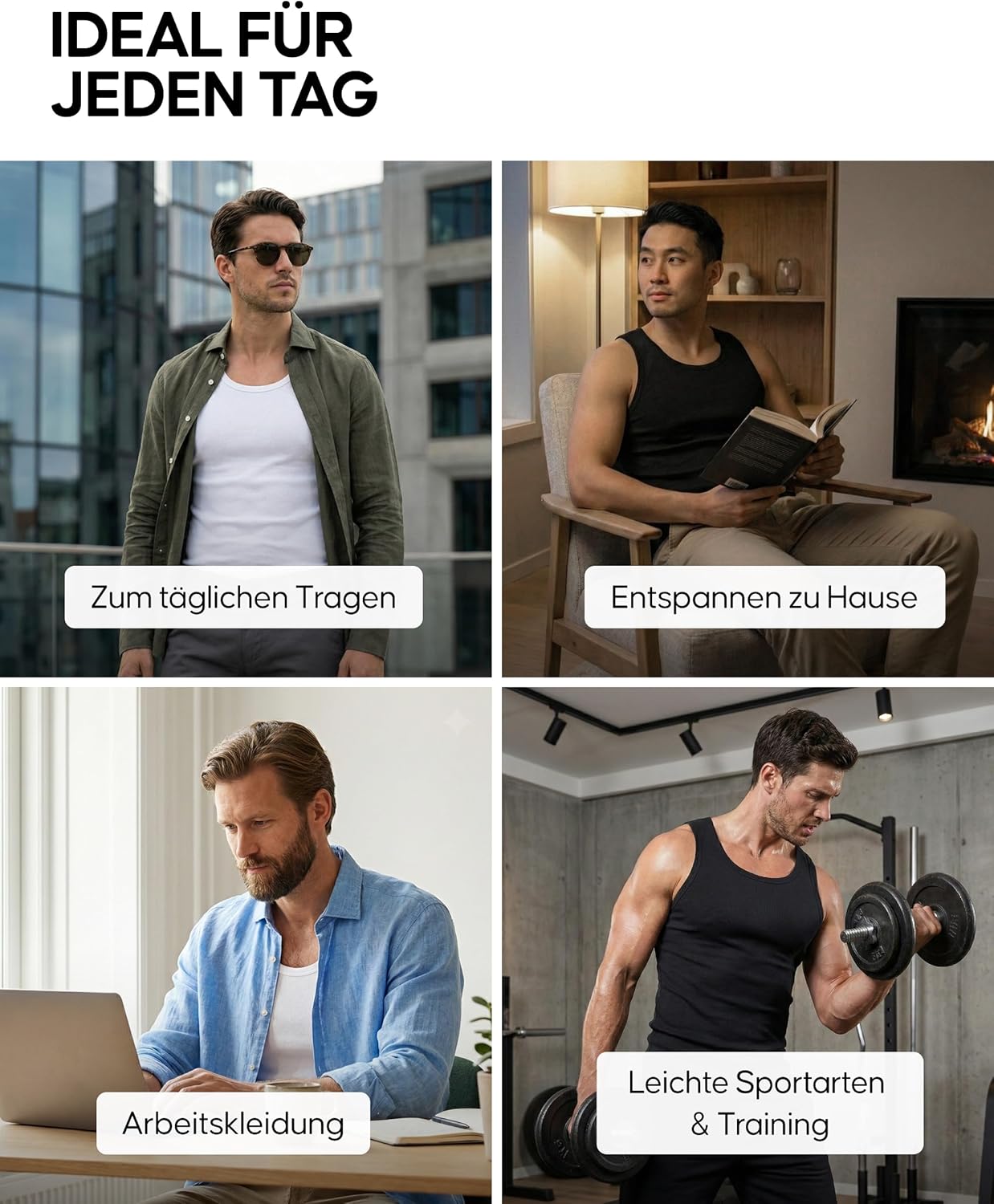 Thumbnail 1 de DANISH ENDURANCE Bambus Boxershorts Herren (etikettfrei, atmungsaktiv) im 6er- oder 10er-Pack