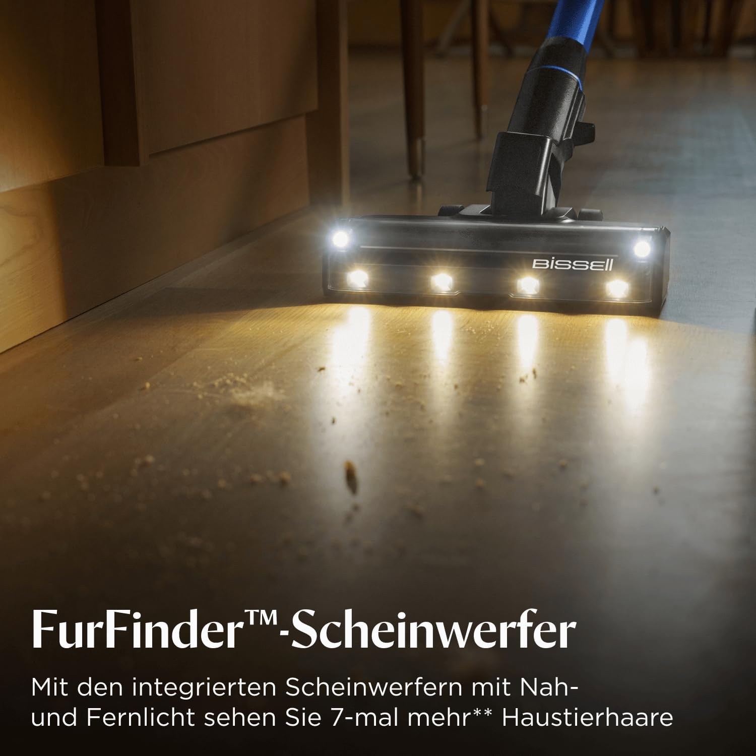 Thumbnail 6 de BISSELL PowerClean FurFinder kabelloser Akku-Staubsauger (200 W, FurFinder-Licht, HEPA-Filter)