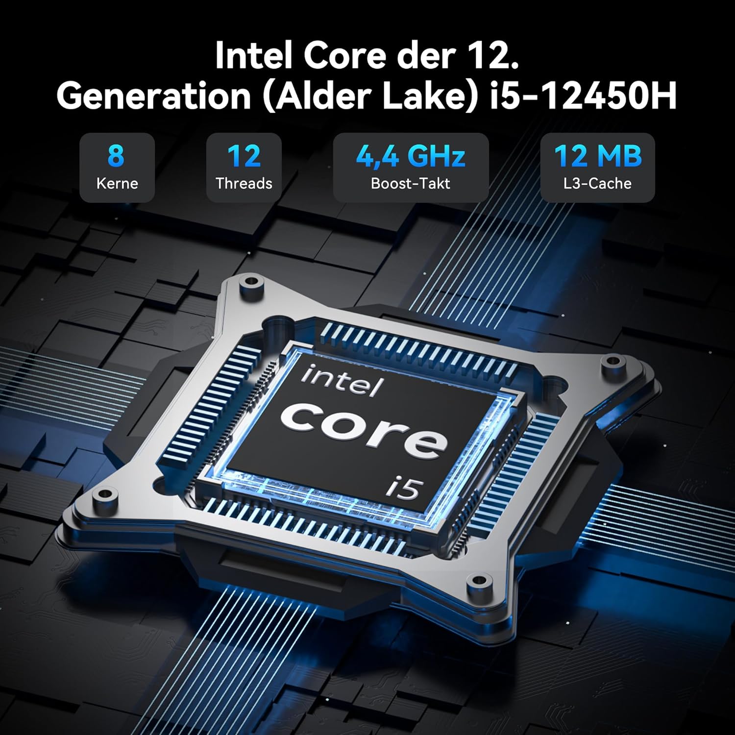 Thumbnail 2 de GEEKOM IT12 Mini PC i5-12450H 16GB 512GB