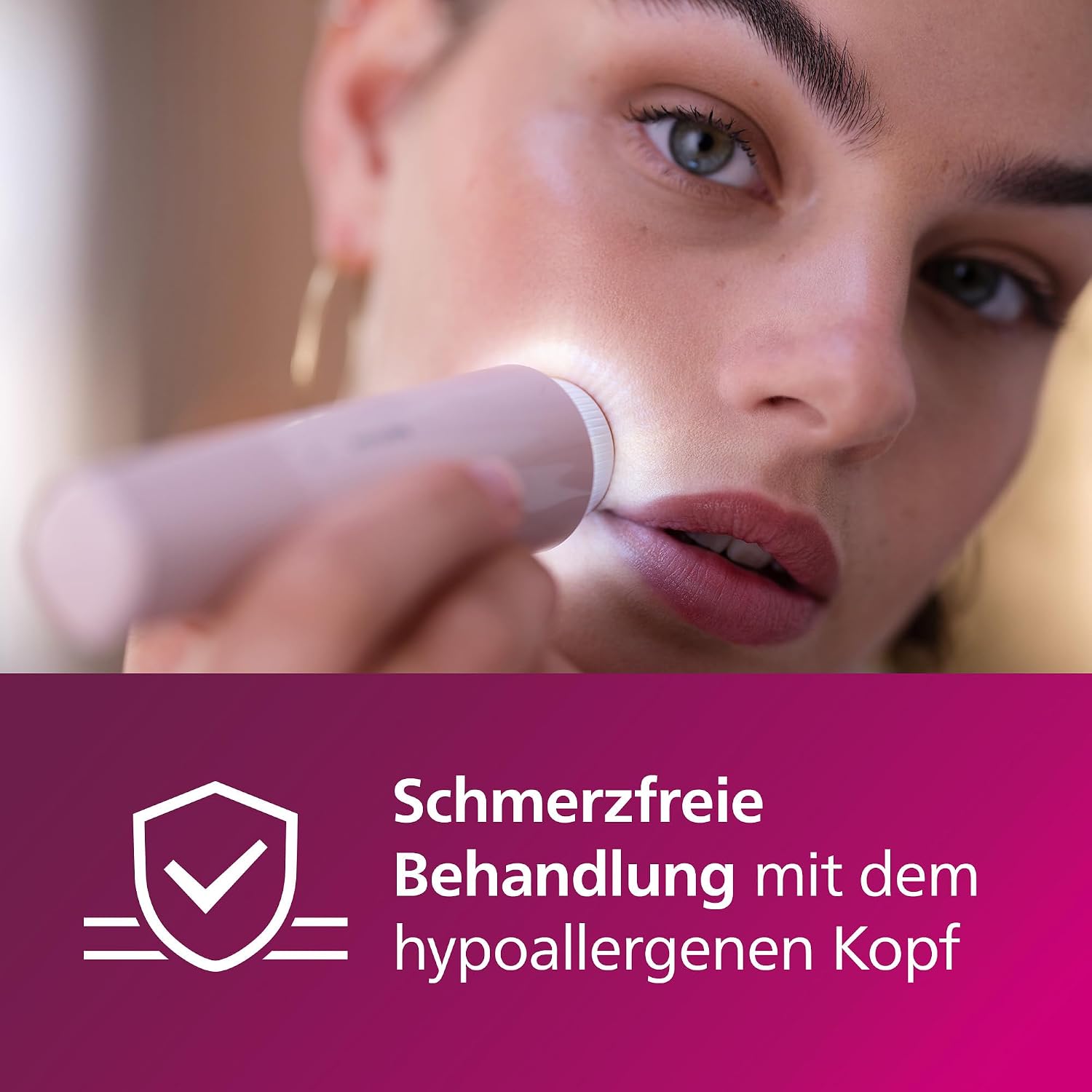 Detalle de Philips BRR454/00 Gesichtshaarentferner 5000 💄