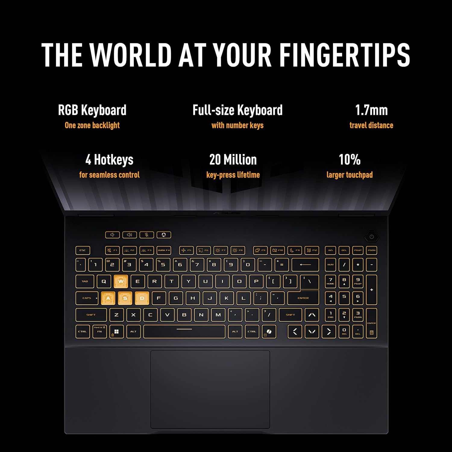 Thumbnail 6 de ASUS TUF Gaming F16 (2025) — 16" FHD+ 165Hz gaming laptop with Intel Core i5-13450HX and NVIDIA GeForce RTX 5050