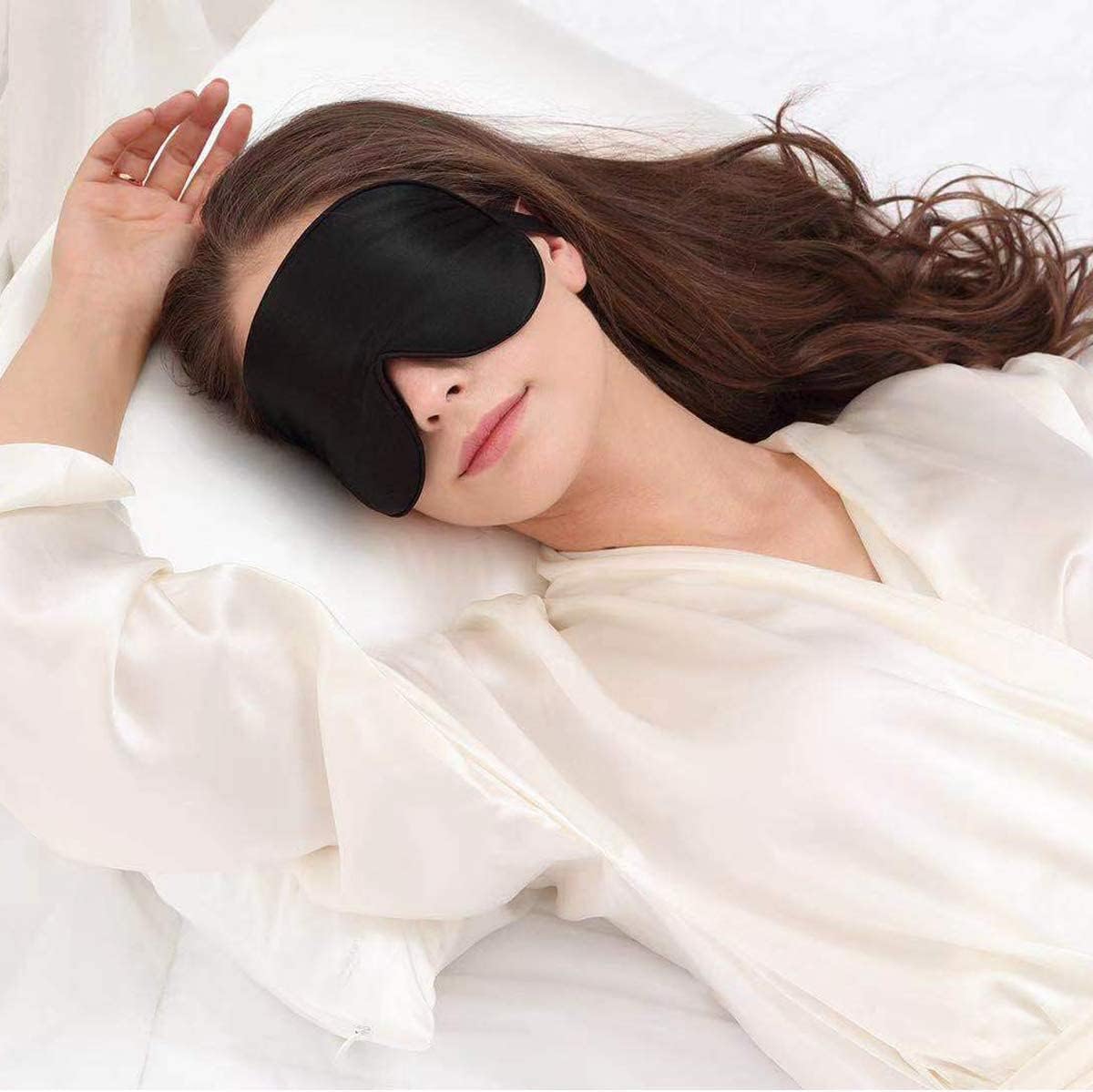 Thumbnail 4 de Alaska Bear Organic Silk Sleep Mask — Cool, Smooth Mulberry Silk, Full Blackout