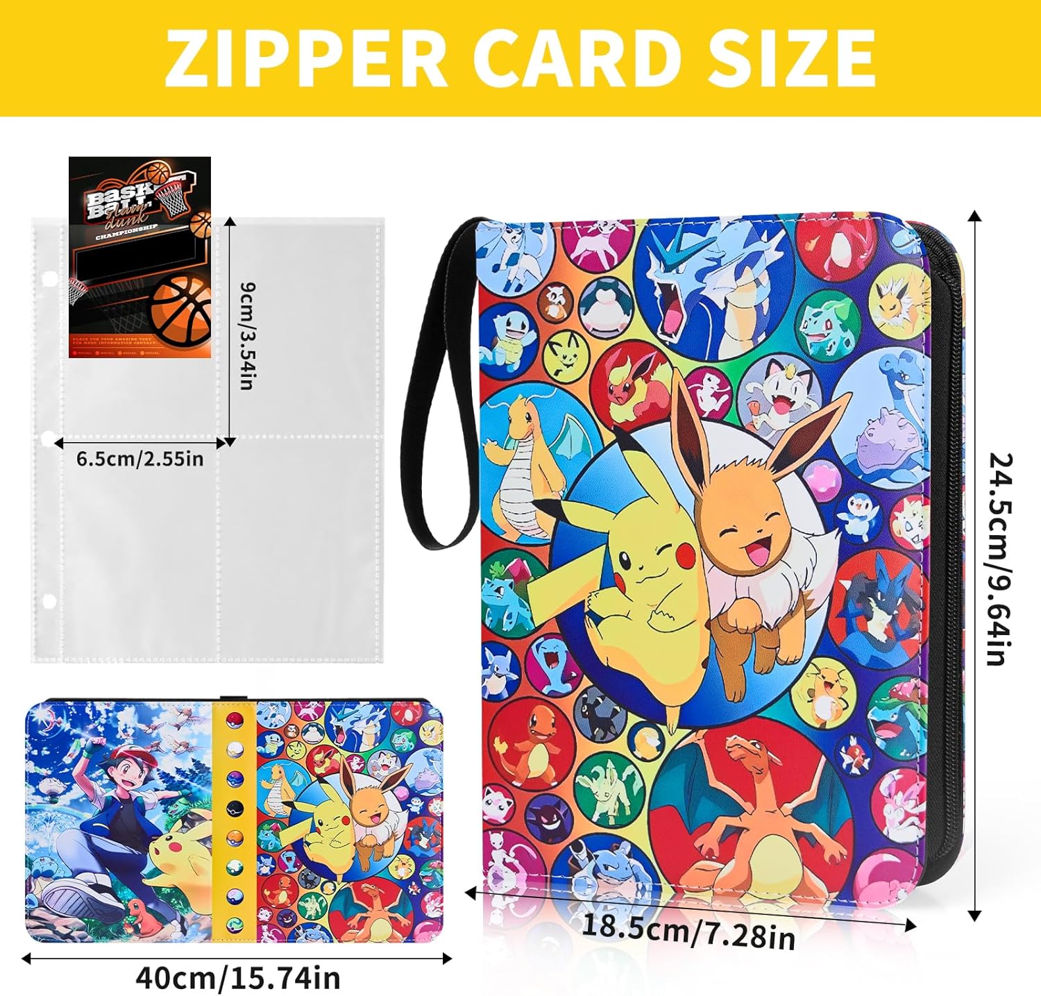 Thumbnail 1 de Sammelalbum für Karten 400 Karten Kapazität